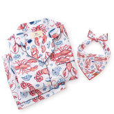 Printfresh x TFD Lobster Landing Mom + Dog Matching Gift Set (Short PJs)