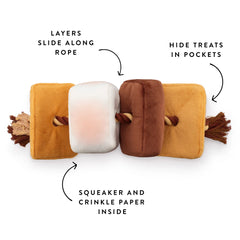 S’more Interactive Snuffle Dog Toy