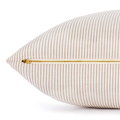 Mushroom Brown Stripe Dog Bed