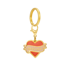 Rescued With Love Collar Charm