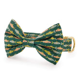 Gone Fishing Bow Tie Collar