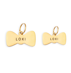 Bow Tie Pet ID Tag