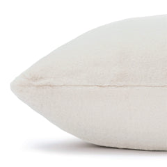 Natural Recycled Faux Fur Dog Bed