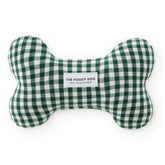 Evergreen Gingham Dog Squeaky Toy