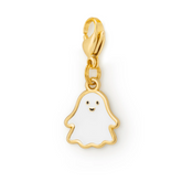 Glow-in-the-Dark Ghost Collar Charm