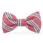 Nantucket Stripe Dog Bow Tie
