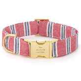 Nantucket Stripe Dog Collar
