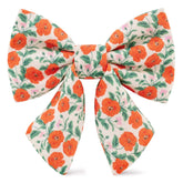 Golden Poppies Lady Dog Bow