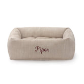 Mushroom Brown Bolster Dog Bed