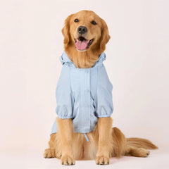 Sky Blue Dog Raincoat