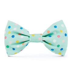 Confetti Dots Dog Bow Tie