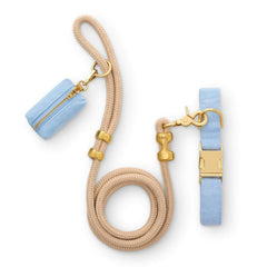 Blue Chambray Collar Walk Set