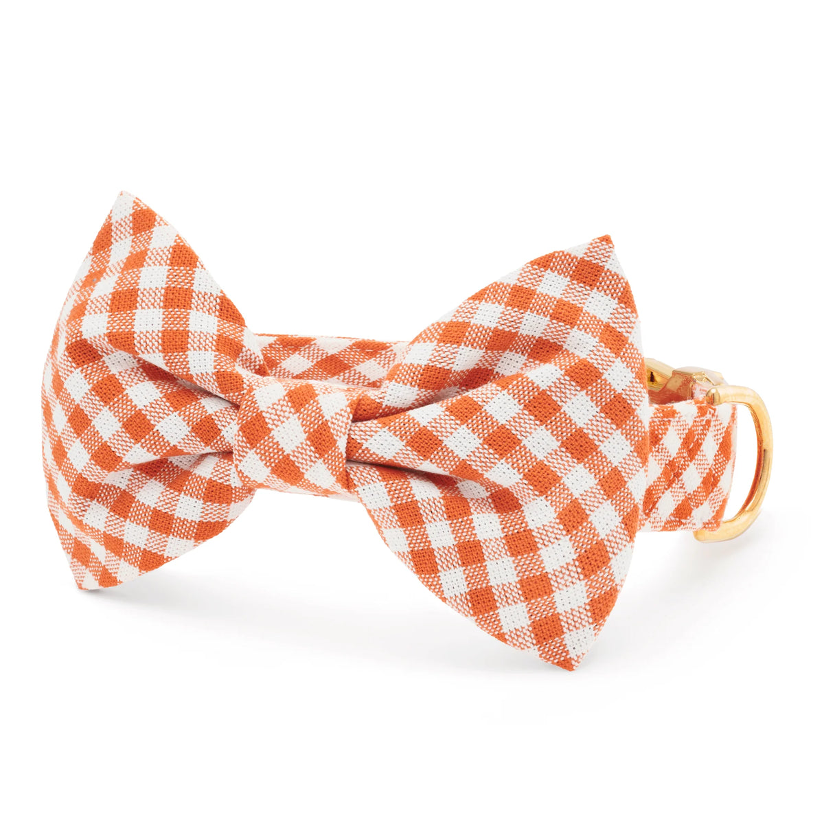 Cider Gingham Bow Tie Collar