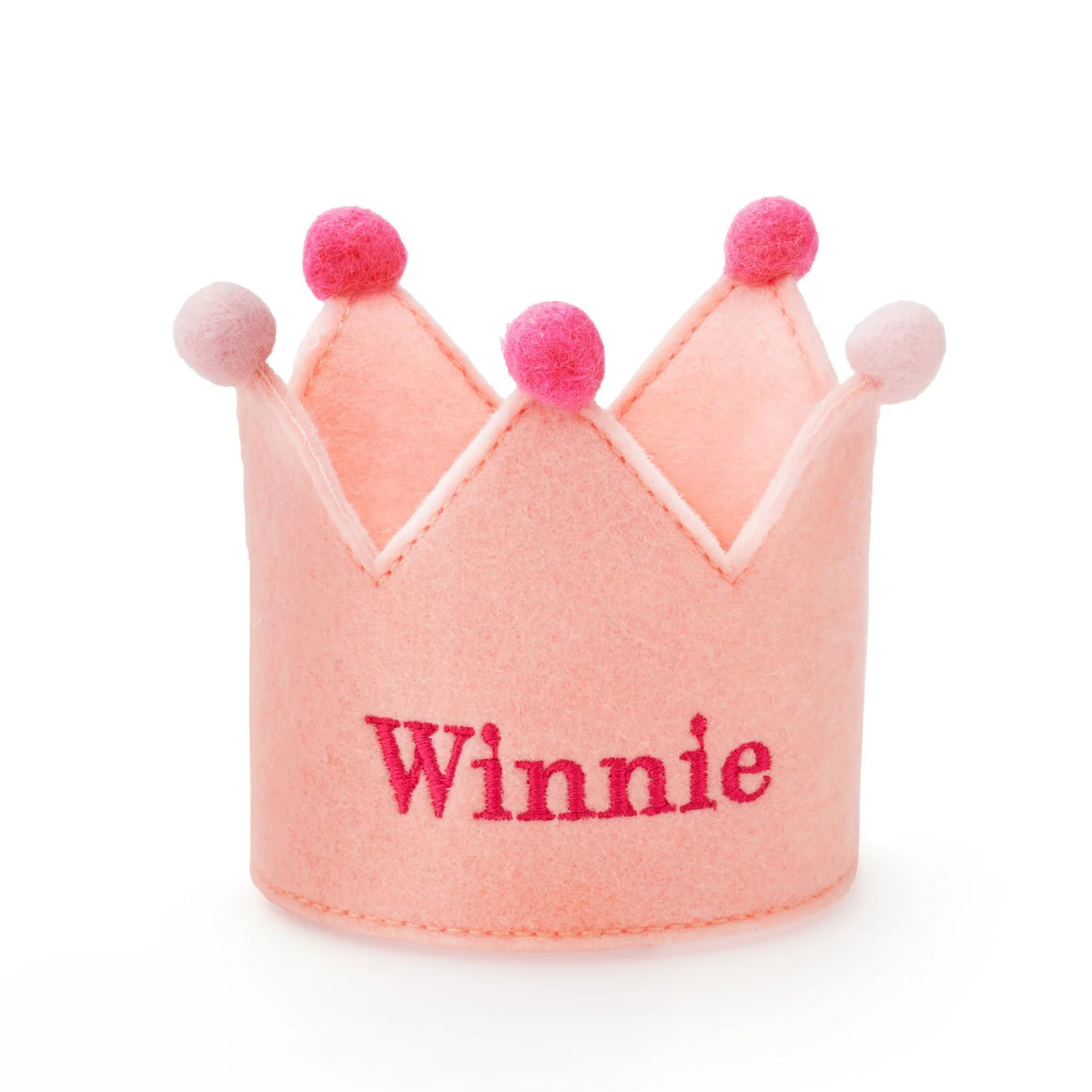 Blush Pink Dog Birthday Crown