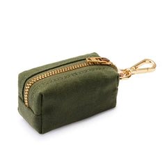 Olive Waxed Canvas Waste Bag Holder