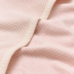 ChappyWrap Harborview Herringbone Ballet Pink Dog Blanket