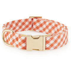 Cider Gingham Lady Bow Collar