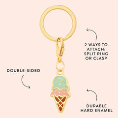 Ice Cream Collar Charm