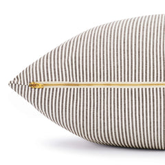 Charcoal Stripe Dog Bed