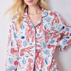 Printfresh Lobster Landing Long PJs