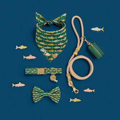 Gone Fishing Dog Bandana