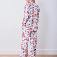 Printfresh Lobster Landing Long PJs