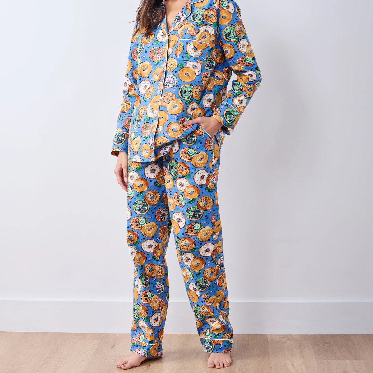 Printfresh Bagels & Schmear Long PJs