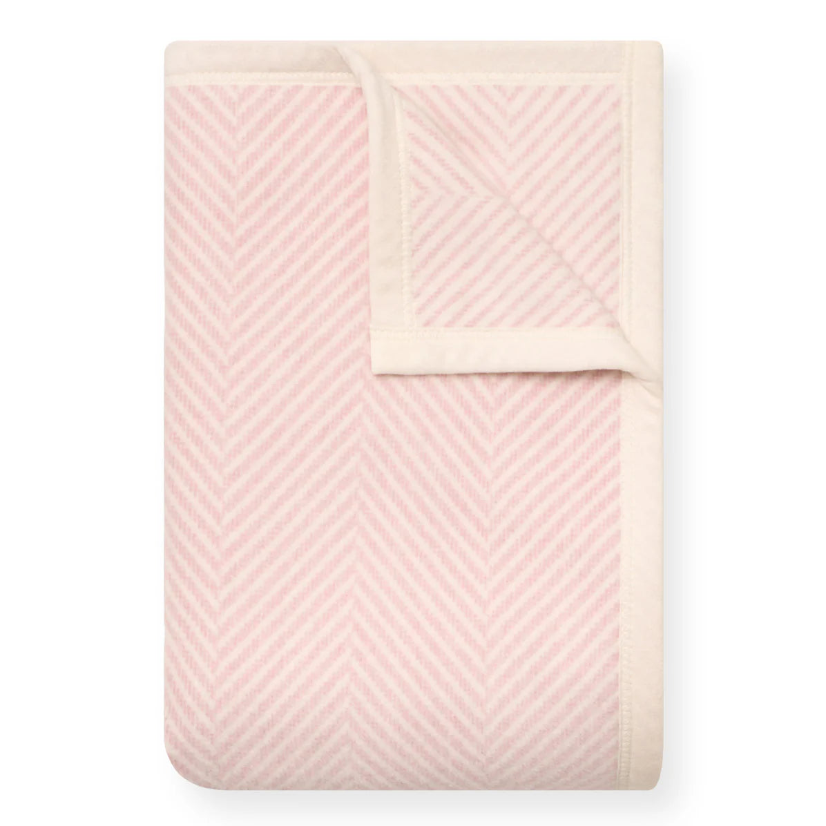 ChappyWrap Harborview Herringbone Ballet Pink Dog Blanket