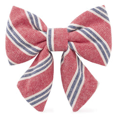Nantucket Stripe Lady Dog Bow