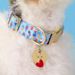 Red Heart Collar Charm