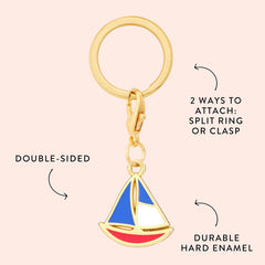 Sailboat Collar Charm