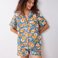 Printfresh x TFD Bagels & Schmear Mom + Dog Matching Gift Set (Short PJs)