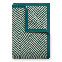 ChappyWrap Harborview Herringbone Evergreen Dog Blanket