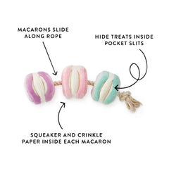Macarons Interactive Snuffle Dog Toy