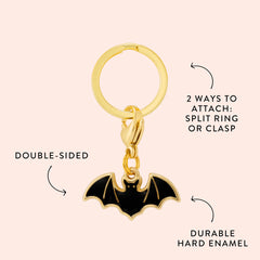 Bat Collar Charm