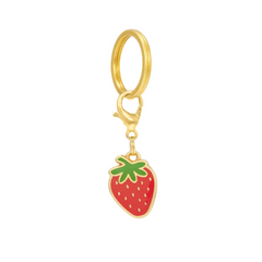 Strawberry Collar Charm