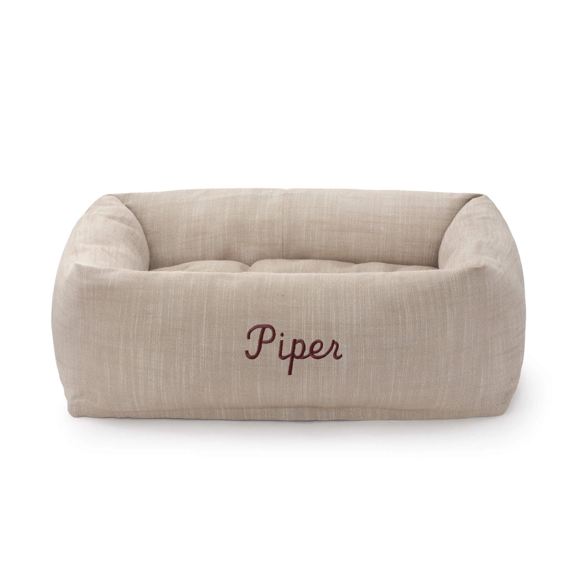 Mushroom Brown Bolster Dog Bed