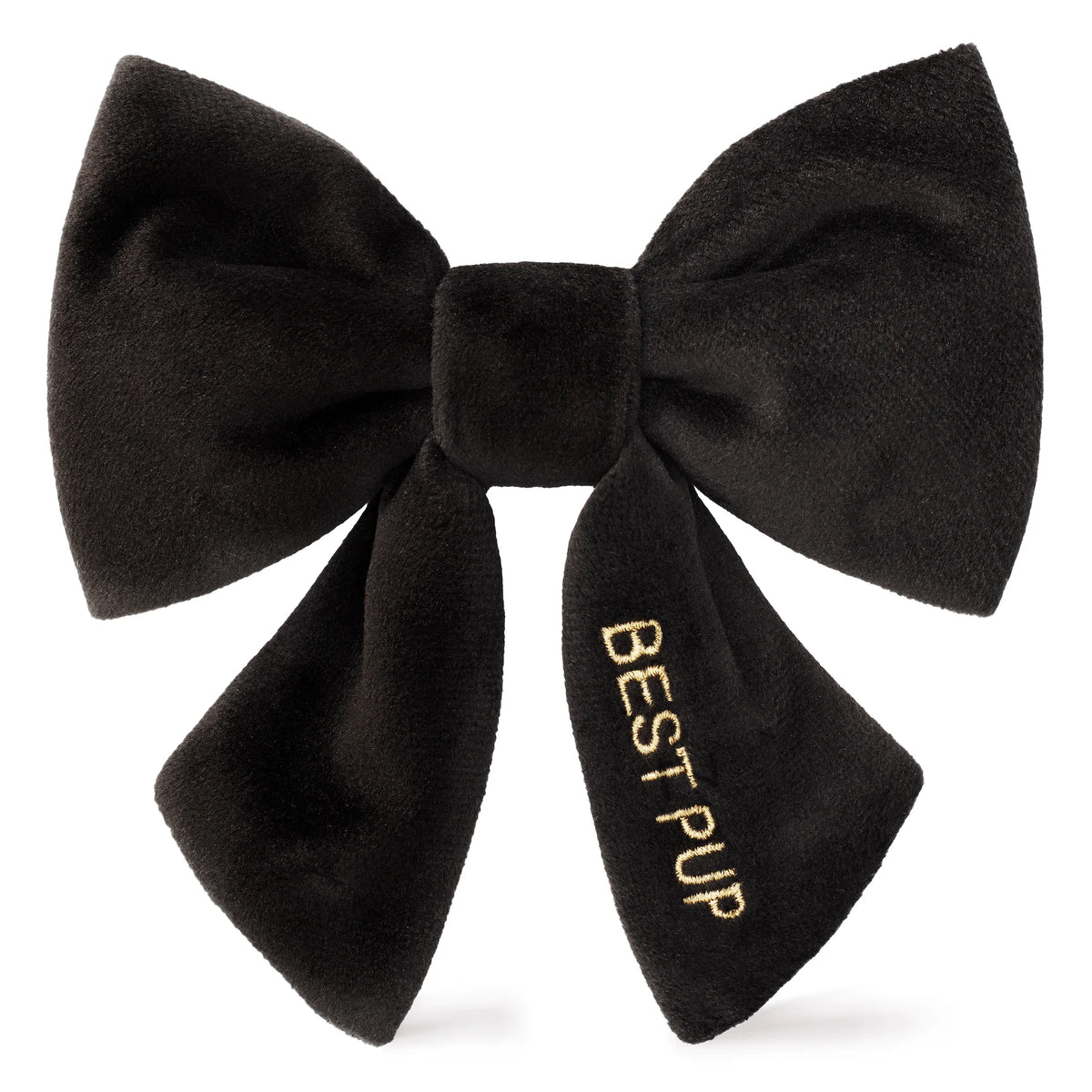 Black Velvet Lady Dog Bow
