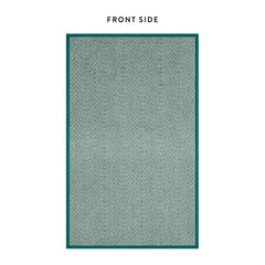 ChappyWrap Harborview Herringbone Evergreen Dog Blanket