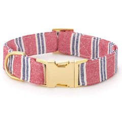 Nantucket Stripe Lady Bow Collar