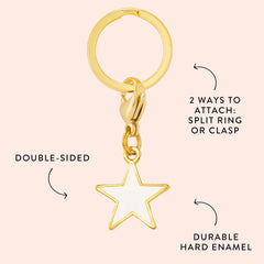 White Star Collar Charm