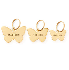 Butterfly Pet ID Tag